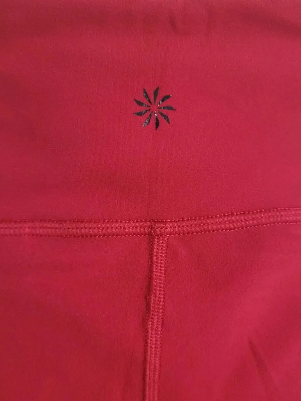 Athleta Girl Red Leggings Sz XL/ 14